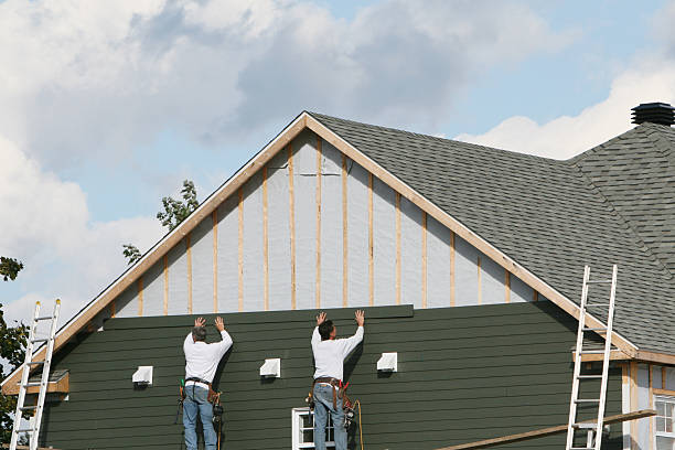 Professional Emergency Siding Repair technician working in Chester, NY